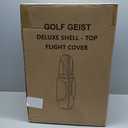 Golf Travel Bags for Airlines with Reinforced Wheels, Hard Case Top and 1680D Heavy Duty Oxford Protect Golf Clubs, Lightweight and Easy to Use (Blue)