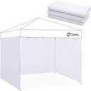 Sekey 3 Sidewalls for 10x10 Canopy Tent, 3 Pack Pop up Canopy Sunwalls Only, Waterproof, 99% UV Protection (White)