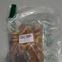 Cangder Wooden Cabinet Knobs 20Pcs, Log Varnish Dresser Wood Knobs Mushroom Wooden Dresser Drawer Knobs Pulls Handles with Screws (Diameter :1.3 inches, Height :1 inch)