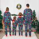 VNVNE Matching Christmas Onesie Pajamas for Women/Men/Couples/Family, Xmas Holiday Long Sleeve One-Piece Adults Pjs Sleepwear (Small)