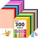 300 Sheets 8.5" X 11" Colored Cardstock, 50 Assorted Colors Construction Paper Card Stock Printer Paper for Printing, Card Making, DIY Crafts, School Supplies, Party Decorations (180GSM/65LB)