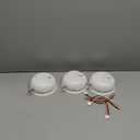 First Alert SMICO100-AC Interconnect Hardwire Combination Smoke & Carbon Monoxide Alarm with Battery Backup - 3 Pack