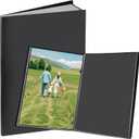 Large 13"x19" Art Portfolio Heavy Duty Binder with Plastic Sleeves, Portfolio Folder with 30 Clear Sheet Protectors, Display 60 Pages, Poster Binder (medium13x19in)