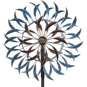 VEWOGARDEN Large Wind Spinners Outdoor, Metal Wind Sculptures & Spinners 360 Degrees Kinetic Wind Spinners for Yard and Garden 64 * 15.7 Inches