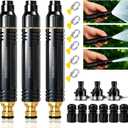 3PCS High Pressure Hose Nozzle, 2026 New Garden Hose Nozzle, Washer Gun with 3 Spray Patterns, Power Washer Nozzle Attachment for Car & Patio Cleaning