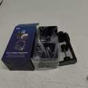 KDD 4 in 1 Desk Cup Holder - Clamp on Under Desk Headphone Hanger - Rotating Headphone Holder Detachable Pen Cup Holder Desktop Storage for Cup, Phone and Pen(Black)