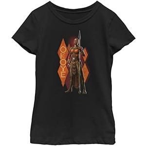 Marvel Girl's Okoye Pattern T-Shirt, S