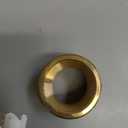 1PCS Brass Water Tank Connector, 1-1/2" NPT Female 2" NPT Male, Bulkhead Tank Adapter Fitting, with Rubber Ring, for Water Towers/Various Pipes/Fittings