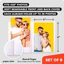 4x6 Photo Albums - (Set of 8), by Paper Plan, Mini Albums, Each Can Hold Up To 36 Photos, Works With Portrait and Landscape Pictures - Perfect for Storing Beautiful Memories
