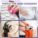 5 x Short Square Gel Nail Tips: 240 PCS Pre-Shaped Full Cover False Square Nails Tips Acrylic Clear Fake Nails Extension for Nail Manicure Home DIY Women 12 Sizes