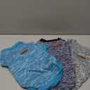 2 Pcs Dog Sweaters for Small Dogs Girl Boy Winter Fleece Clothes Warm Soft Dog Sweatshirt Outfit for Dogs Cats Pet Apparel (L (Back: 15.7",Chest: 19.6",14-18Ibs), Grey)