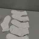 Hstyle 6 Pairs of Ruffle Socks Women, Cute Ruffle Ankle Socks (5-9, White)