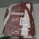 Teenyyou 24 Pcs Football Baskets with Handles Fabric Candy Bucket Sports Canvas Baskets Trick or Treat Gift Tote Bags for Party Favors