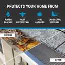 RAPTOR GUTTER GUARD 48 FT. (Nominal) Contractor Grade Stainless Steel Micro-Mesh Gutter Guard Kit with Screws Included. Fits 6 in. & 7 in. Gutters. DIY-Friendly. (7.187 in. x 47.625 in.)