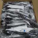 250 Plastic Cutlery Packets - Knife Fork Spoon Napkin Salt Pepper Sets | Black Silverware Sets Individually Wrapped Kits, Bulk Plastic Utensil Cutlery Disposable To Go Silverware