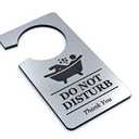 Silver 'In Bath' - Bathroom in use - Do Not Disturb, Door Sign, Door Hanger Sign. Perfect for use at home to stop intruders whilst bathing.
