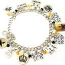 Broadway Musical Charm Bracelet Gifts for Girl Woman Men