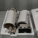 Oneach 27.75" Vintage Farmhouse USB Table Lamps Set of 2 for Living Room Bedroom Traditional Bedside Nightstand Lamp with Dual USB Port Resin Table Lamp with Rotary Switch for Living Room Bedroom