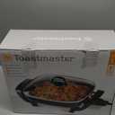 Toastmaster 12" Nonstick Electric Skillet - Deep Skillet Appliance with Glass Lid - Multipurpose Kitchen Cookware for Breakfast & More