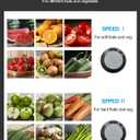 Qcen Juicer Machine, 800W Centrifugal Juicer Extractor with Wide Mouth 3 Feed Chute for Fruit Vegetable, Easy to Clean, Stainless Steel, BPA-free (Black)
