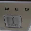 SMEG 2 Slice Toaster with 6 Presets and Defrost Function and Removable Crumb Tray TSF01SSUS, Stainless Steel