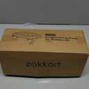 Zakkart SnugCloud Cat Window Perch with 4-Sided Bolster - Orthopedic Cat Hammock for Window Sill - Solid Hardwood & Metal Frame - Window Seat for Pets (Natural Color Wood w/White Bed, Medium) (Medium (22"x15"))