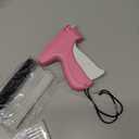 Stitch Gun for Clothes Stitchy Tagging Gun for Clothing Stitchy Quick Clothing Fixer -Includes 1,000 Black Fasteners & 1,000 White Fasteners & 6 Needles(hotpink+White)