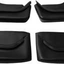 PM Auto Door Side Storage Box for Tesla Model 3 Highland 2023-2024, Full Cover Car Door Organizer Tray, Refresh Edition Model 3 Accessories Set of 3