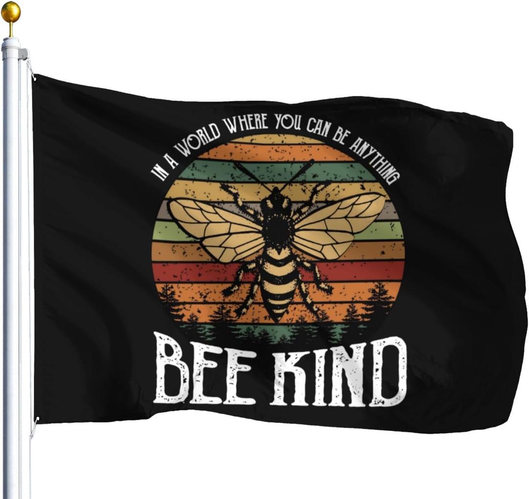 Be Kind by Generic Be Kind Flags 3x5 Pride Flags Outdoor Novelty Outdoor Flags Peace Flag Indoor Outdoor Decoration For Room 3x5 Ft, Birthday Gifts For Women