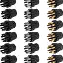 9 PCS Steam Cleaner Brush Heads， Compatible for A02V-M8 Attachments, Steamer Accessories Replacement Parts