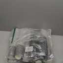 Ginkgo 100 Pack 16 oz Disposable Insulated Coffee Cups With Lids, Double-Walled Ripple To Go Paper Travel Cups for Hot Drinks - Gray