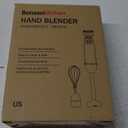 Bonsenkitchen Immersion Handheld Blender with Whisk, 20-Speed & Turbo Mode Hand Blender Stick 500W, 304 Stainless Steel Hand Blender for Soup, Smoothie, Puree, Baby Food (2-in-1)