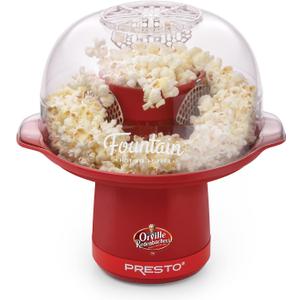 Presto 04868 Orville Redenbacher's Fountain Hot Air Popper, 20-Cups, Red