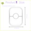 2 Pcs 2 Styles 5mm Thick Valet Tray Router Templates, Valet Tray Wood Craft Tools Tracing Guide, Kitchen Tracing Guide Tools for Woodworking