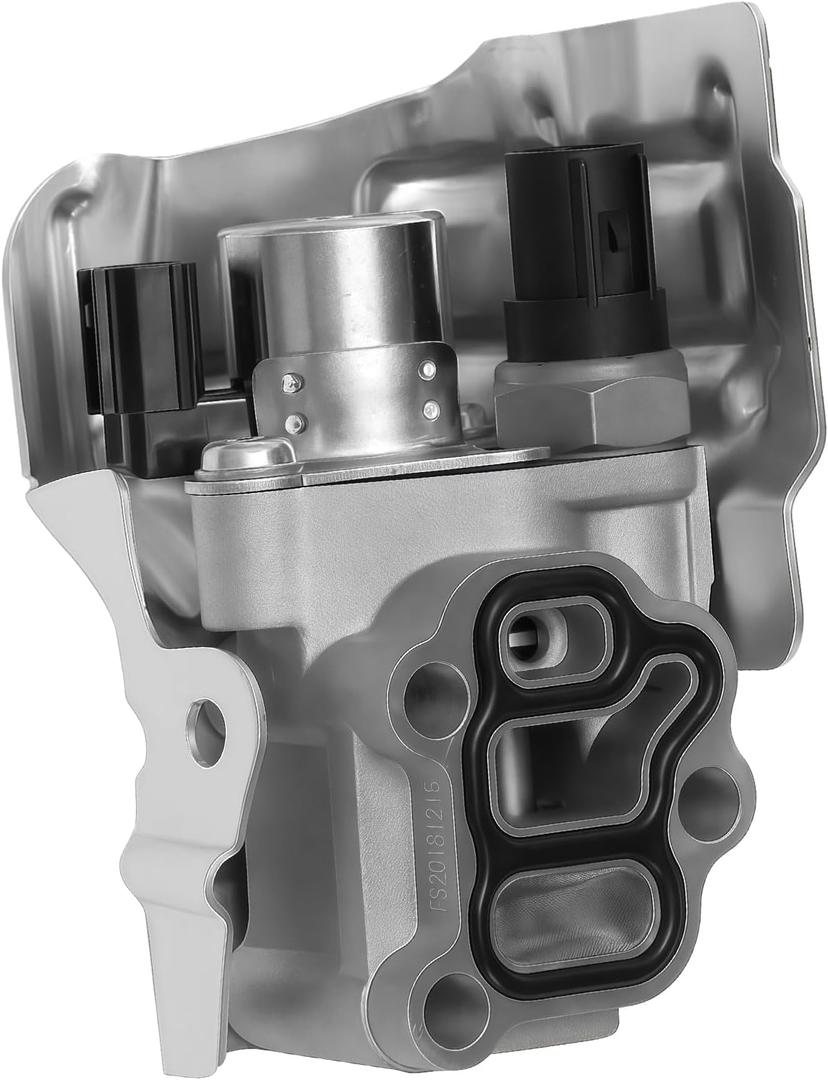 VTEC Solenoid Spool Valve with Oil Pressure Switch & Gasket Compatible with 2002-2011 Honda Accord Civic CR-V Element Acura RSX L4 2.4L Replaces 15810-RAA-A03, 15810-PNE-G01, 15810-PPA-A01, 917-224