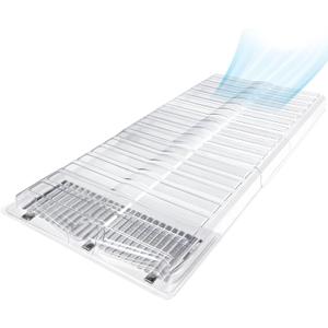 Air Vent Extender for Under Furniture, Floor Vent Deflector for Floor Register Up to 12" Wide, Extends from 17"-33" (1PCS)