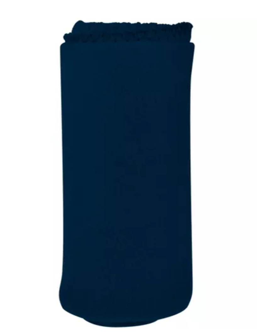 Lexi Home Super Soft 50 x 60 Cozy Fleece Throw Blanket, Navy