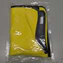 Premium Dual-Sided Microfiber Car Cleaning Towel 15.5" x 11.8" Scratch-Free, Super Absorbent, Lint-Free Cloth for Auto Detailing, Polishing, Drying & Washing Yellow & Gray