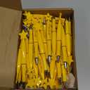 Qilery 50 Employee Appreciation Gifts Bulk Inspirational Star Ballpoint Pens with Motivational Thank You Cards Appreciation Pens for Nurse Teacher Staff Coworker Team Office (Your Reminder)