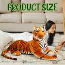 Syhood 32 Inch Large Tiger Stuffed Animal Tiger Plush Giant Tiger Toy, Suitable for Birthday Gifts