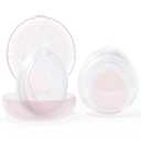 Momcozy Breast Milk Collector Collection Shell, Petal Soft Silicone Flange, Milk Collectors for Breastfeeding, Slim Waterdrop-Shaped Discreet Comfort with Storage Case (1oz/30ml, 2PCS)