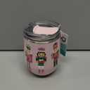 Swig Life 12oz Tumbler with Lid, Stainless Steel, Dishwasher Safe, Portable, Triple Insulated Tumbler with Nutcrackers (Sugar Plum Soldiers)