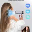 Cosy Companions Hair Dryer - High-Speed 150,000 RPM Hairdryer for Fast Drying, 500Million Negative Ionic & Thermo-Control & Cool Shot Button & HD Display Blow Dryer with Magnetic Diffuser & Nozzle