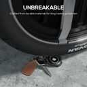 Waterproof Airtag Holder - 4 Pack Airtag Keychain Holder Compatible with Apple AirTags, Ultra Durable Anti-Scratches Protective Case with Keyring for Luggage, Backpack, Pet, Bag, Black