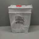 iDesign Small Plastic Bathroom Trash Can, Slim Rectangle Garbage Bin for Bedroom, Office, Dorm, 2-Pack, White