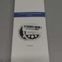 5-in-1 Ring Plug in Natural Gas & Smoke & Carbon Monoxide Detectors Combination Built-in 1000mAh Backup Battery 85dB Smoke CO Temp Humidity Senor for Home Hotel Travel (White, 2 Pack)