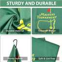 NUMJAW Tournament Masters Golf Towels for Golf Bag + Masters Golf Socks for Men Women,Golf Gifts for Golfers Golf Accessories