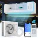 mollie 36000 BTU Mini Split Air Conditioner w/4-in-1 Filters, 208/230V 19 SEER2 AC Unit with Smart App Control, Cools Up to 2500 Sq. Ft, Pre-Charged Heat Pump and Installation Kits