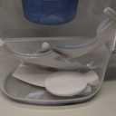 PUR Plus 7-Cup Water Filter Pitcher for Fridge, Cleaner, Great-tasting Water, Dishwasher Safe, Powerful Filtration, Change Light Indicator, LockFit Cap Design, White