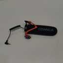 COMICA CVM-V30 LITE Video Microphone,Super-Cardioid Condenser On-Camera Shotgun Microphone for Canon Nikon Sony Panasonic DSLR Cameras,Mic for iPhone Android Smartphone with 3.5mm Jack(Red)